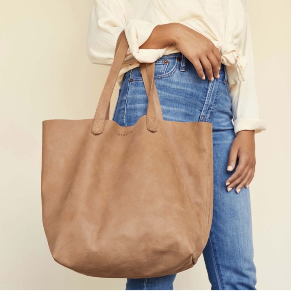 Nisolo Lori Tote Bag Suede